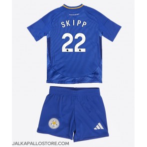 Leicester City Oliver Skipp #22 Kotipaita Lapsille 2024-25 Lyhythihainen (+ shortsit)